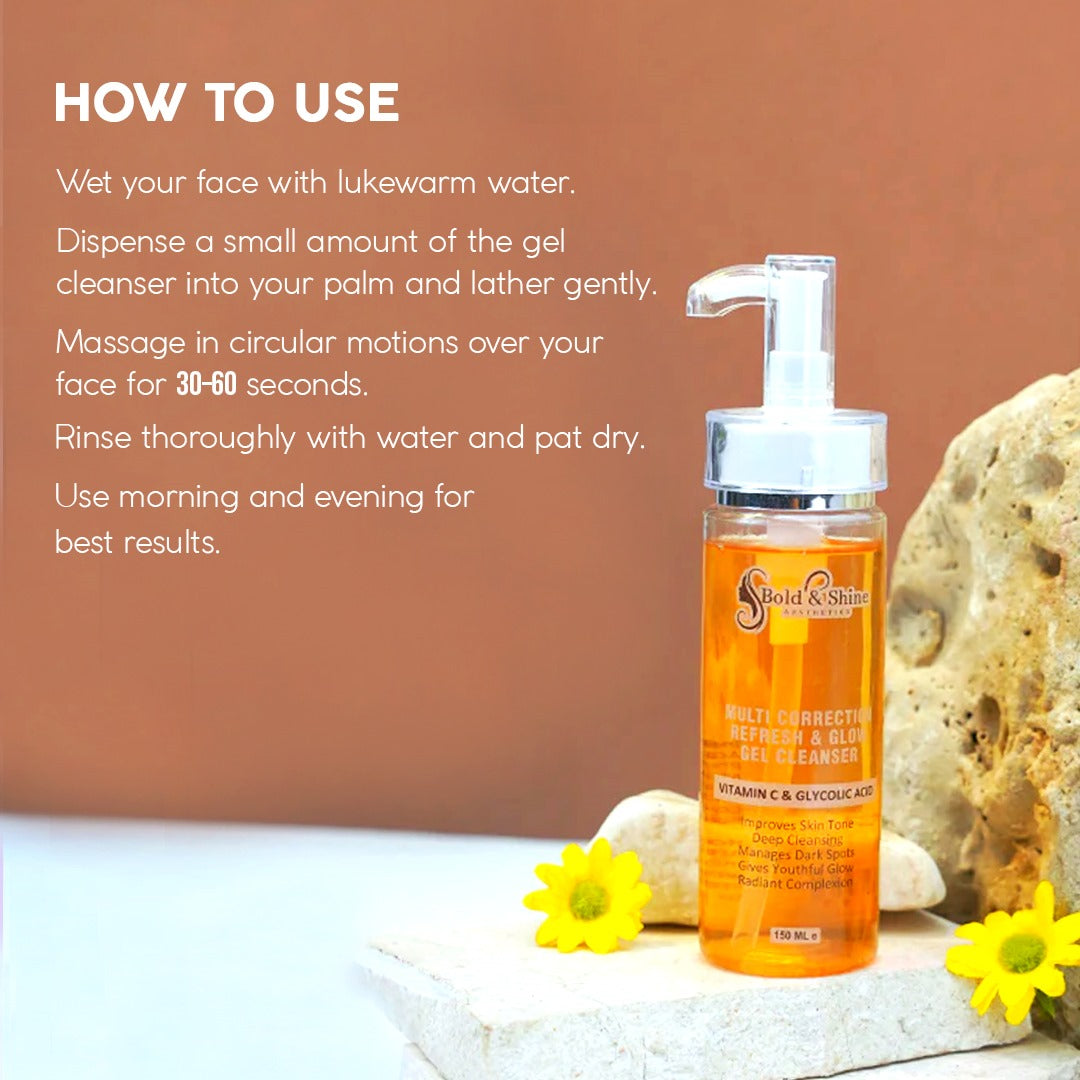 Multi Correction Refresh & Glow Gel Cleanser