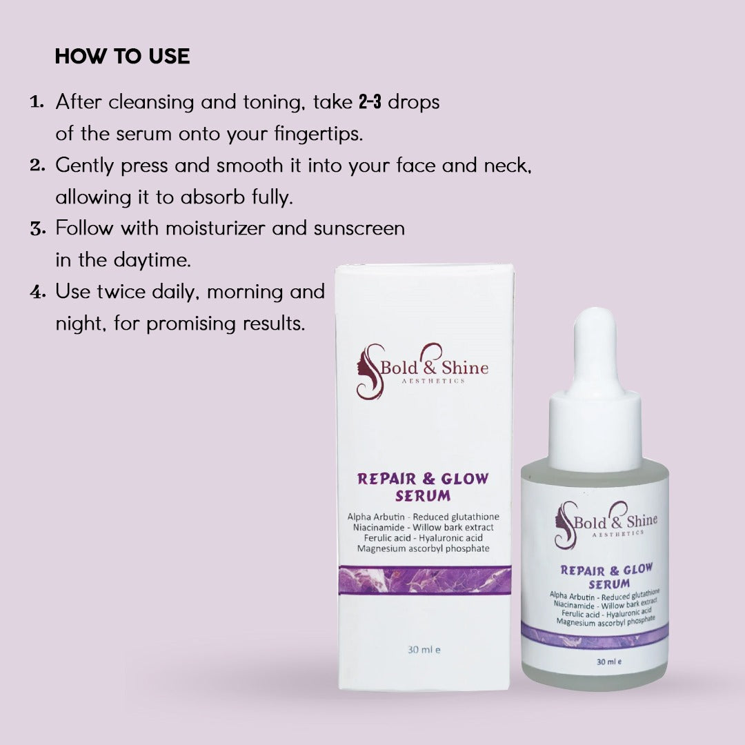 Bold & Shine Repair & Glow Serum