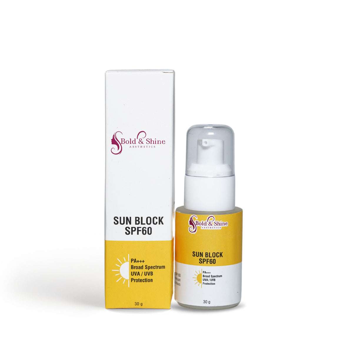 Bold & Shine Sun Block SPF 60