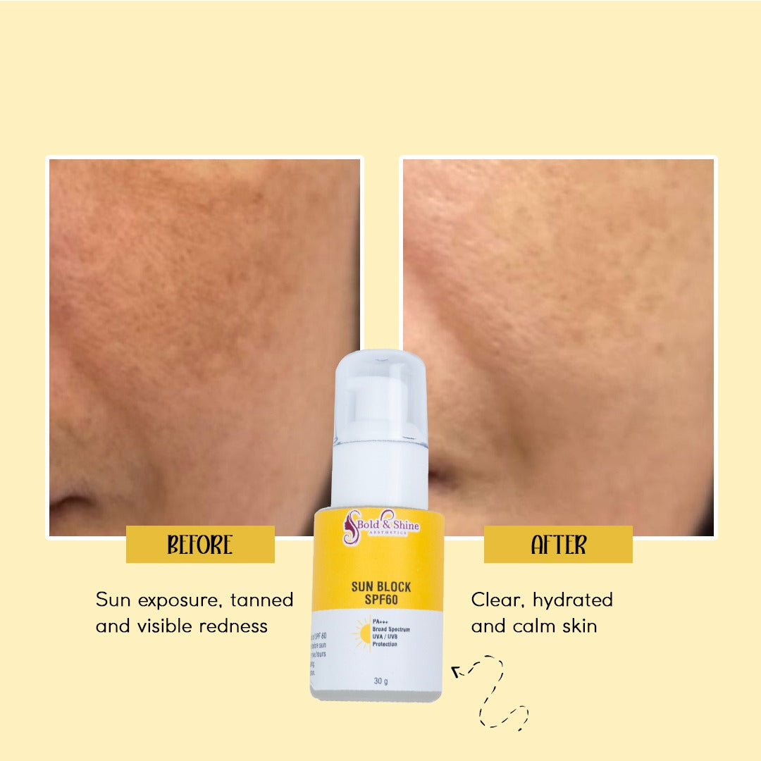 Bold & Shine Sun Block SPF 60